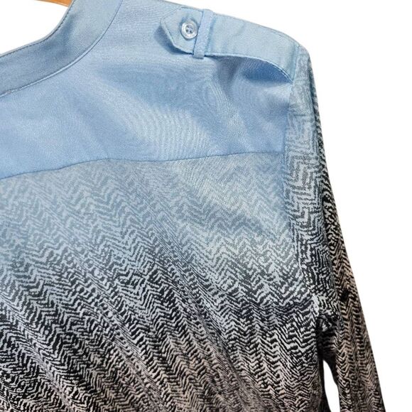 Calvin Klein Gradient Patterned Long Sleeve Shirt - Picture 4 of 7